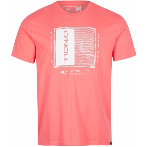O'Neill THAYER T-SHIRT Мъжка тениска, цвят сьомга, размер
