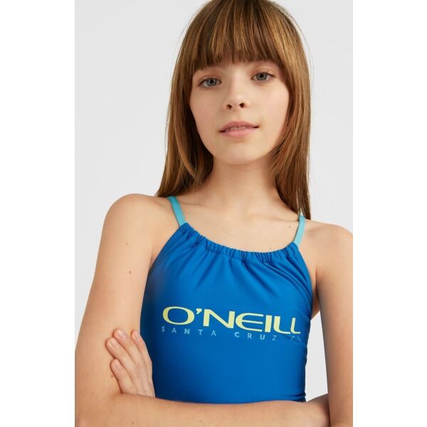O'Neill MIAMI BEACH PARTY SWIMSUIT Mädchen Badeanzug, Blau, Größe 140