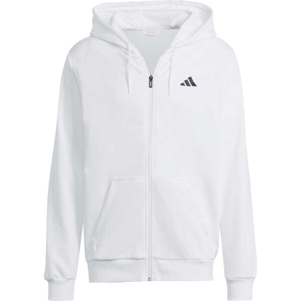 adidas CLUB HOODIE Férfi sportos pulóver, fehér, méret S