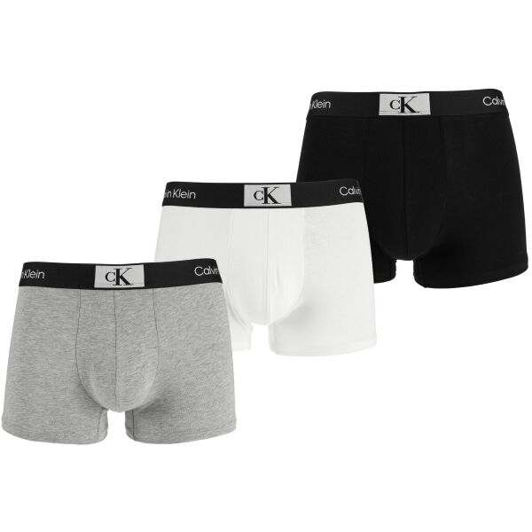 Calvin Klein ´96 COTTON-TRUNK 3PK Мъжки боксерки, черно, размер