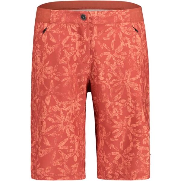 Maloja ANEMONAPRINTEDM W Дамски къси панталонки за колоездене, оранжево, размер