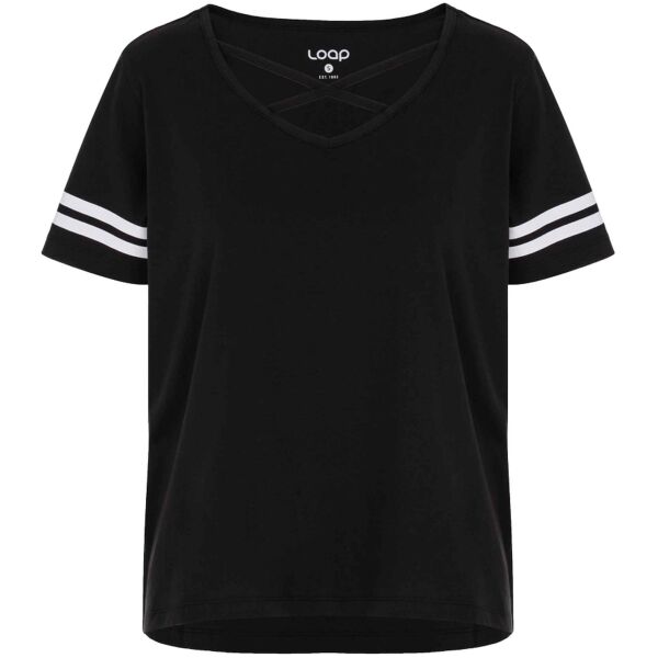 Loap BIANCA Дамска тениска, черно, Veľkosť M