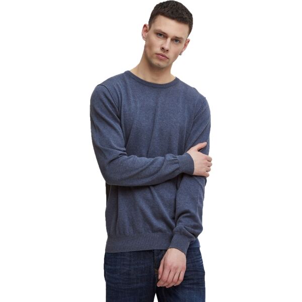 BLEND BHNOLEN PULLOVER Мъжки пуловер, тъмносин, размер