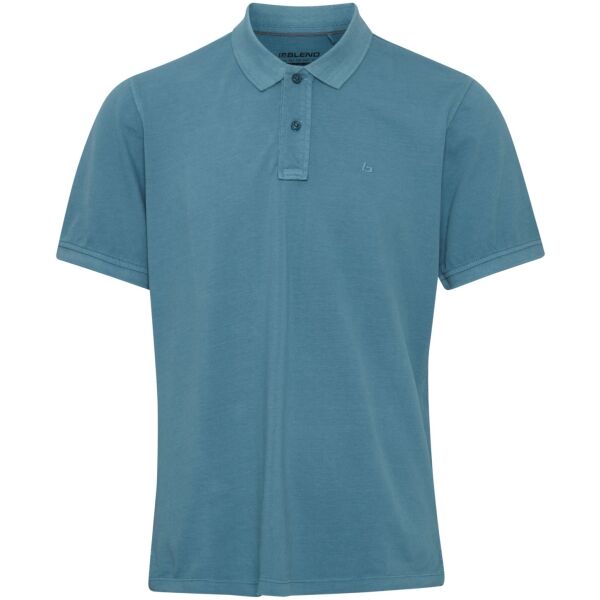 BLEND BHEDINGTON POLO Мъжка  тениска с яка, синьо, Veľkosť L