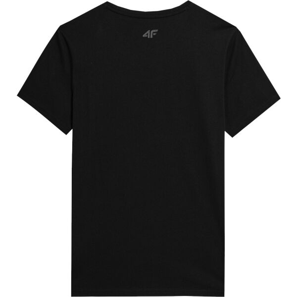 4F T-SHIRT PRINT Herrenshirt, Schwarz, Größe XL