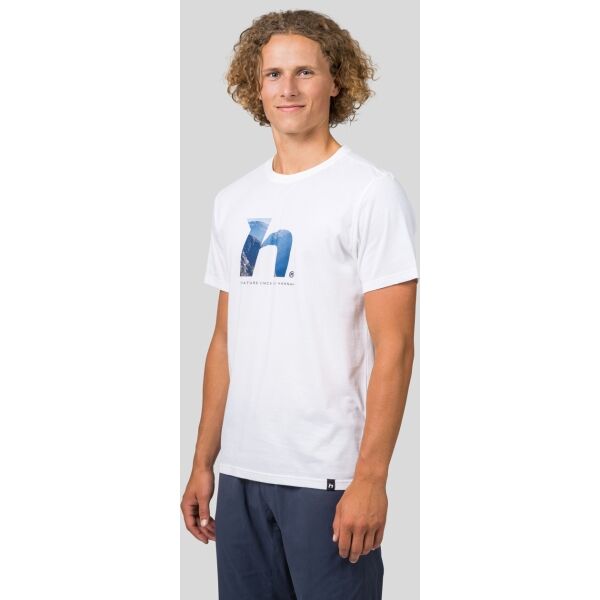 Hannah MIKO Мъжка тениска, бяло, Veľkosť L