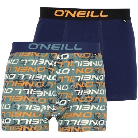O'Neill BOXER ALL OVER & PLAIN 2-PACK - Férfi bokszeralsó