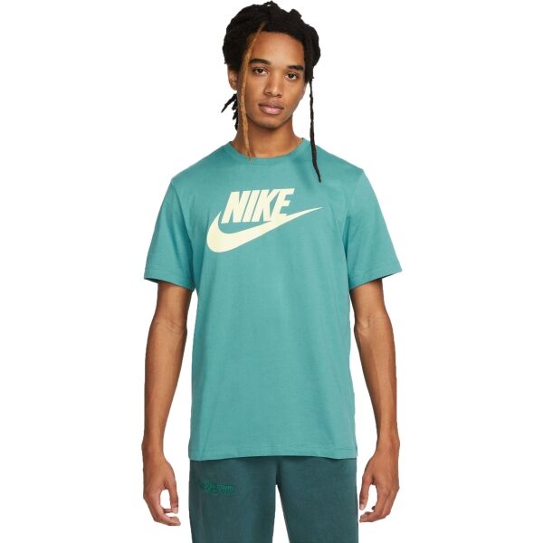 Nike NSW TEE ICON FUTURU Мъжка тениска, зелено, размер