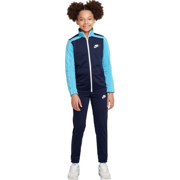 Nike SPORTSWEAR FUTURA Kinder Trainingsanzug, Dunkelblau, Größe L
