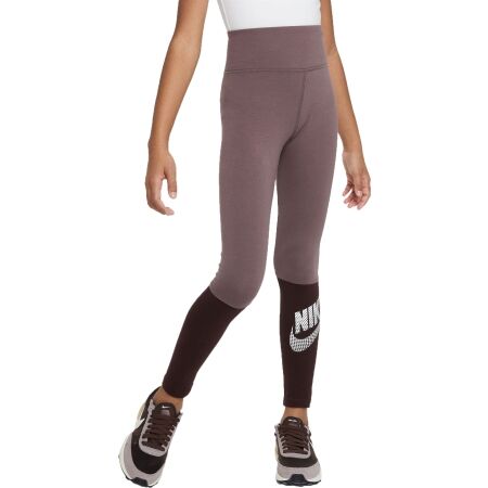 Nike NSW FAVORITES HW LEGGING DNC - Colanți pentru fete