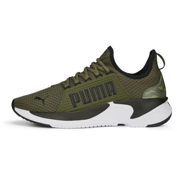 Puma SOFTRIDE PREMIER SLIP ON TIGER CAMO Мъжки фитнес обувки, тъмнозелено, veľkosť 43