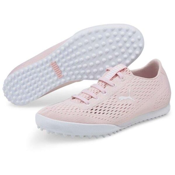 Puma MONOLITE FUSION SLIP-ON Дамски обувки за голф, розово, veľkosť 38.5