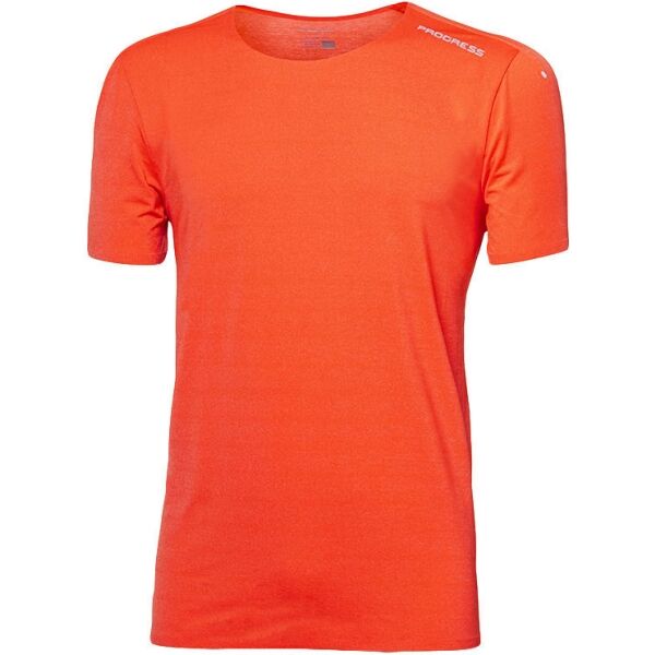 PROGRESS MARCOS Férfi póló sportoláshoz, narancssárga, méret S