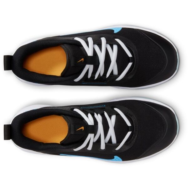 Nike OMNI Детски обувки за спорт в зала, черно, Veľkosť 36.5