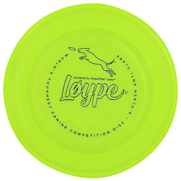 Løype JAWZ DISC Frisbee Für Hunde, Reflektierendes Neon, Größe Os