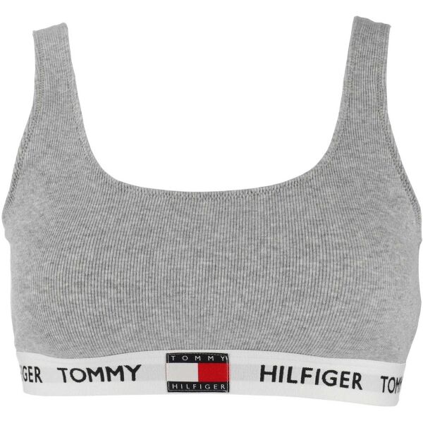 Tommy Hilfiger TOMMY 85 RIB-BRALETTE Дамски спортен сутиен, сиво, размер