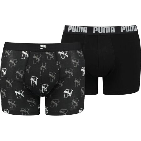 Puma MEN AOP BOXER 2P - Pánske boxerky