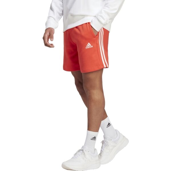 Adidas 3S FT SHO Herrenshorts, Orange, Größe M