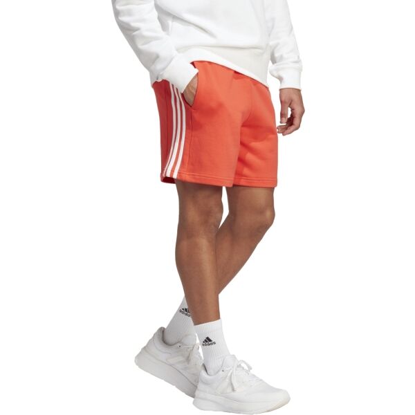 Adidas 3S FT SHO Herrenshorts, Orange, Größe XXL