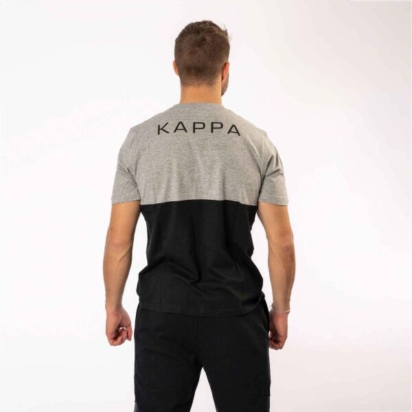 Kappa LOGO EDWIN Herrenshirt, Dunkelgrau, Größe XL