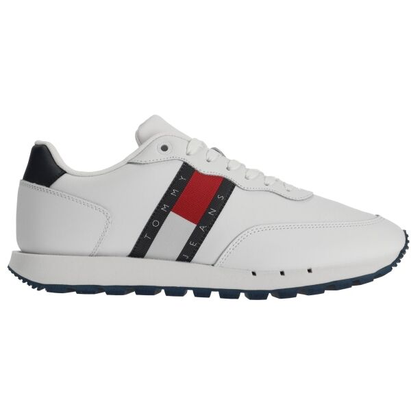 Tommy Hilfiger TOMMY JEANS LEATHER RUNNER ESS Мъжки обувки за свободното време, бяло, размер