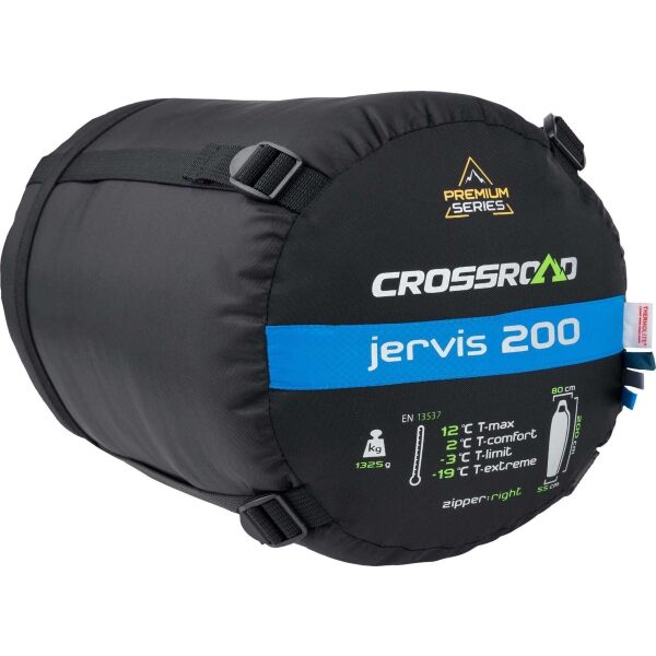 Crossroad GORDON 200 Schlafsack, Dunkelblau, Größe 200 Cm - Rechter Reißverschluss