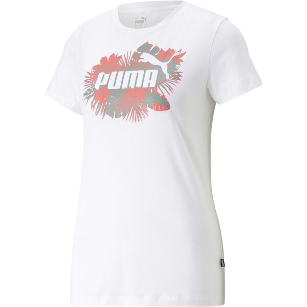 Puma ESS + FLOWER POWER TEE Női póló, fehér, méret XS