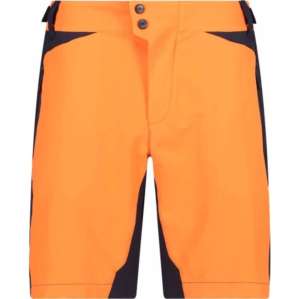 CMP FREE BIKE BERMUDA WITH INNER MESH UNDERWEAR Мъжки къси панталони за колоездене, оранжево, размер