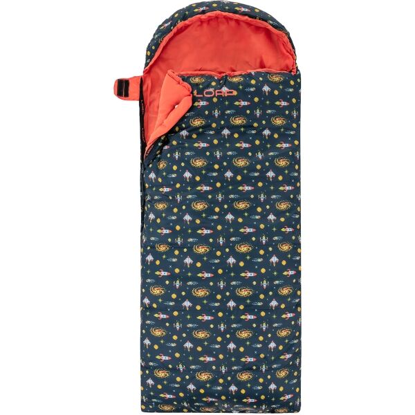Loap FIEMME COSMO Kinder Schlafsack, Dunkelblau, Größe 160 Cm - Linker Reißverschluss