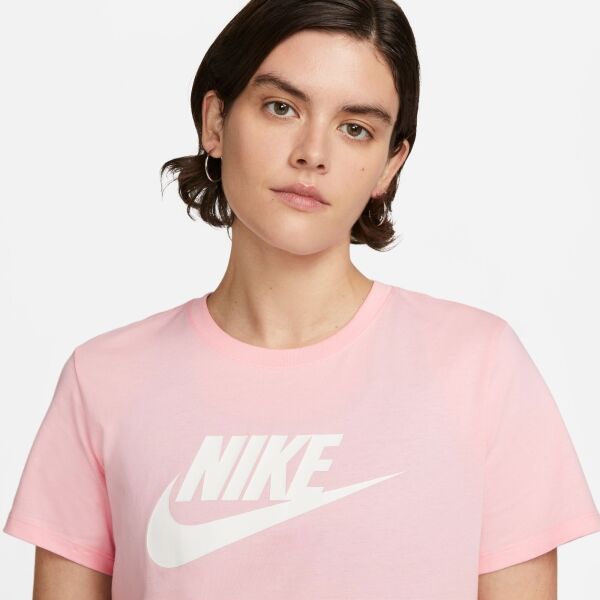 Nike NSW TEE ESSNTL ICN FTRA Dámske Tričko, Ružová, Veľkosť L