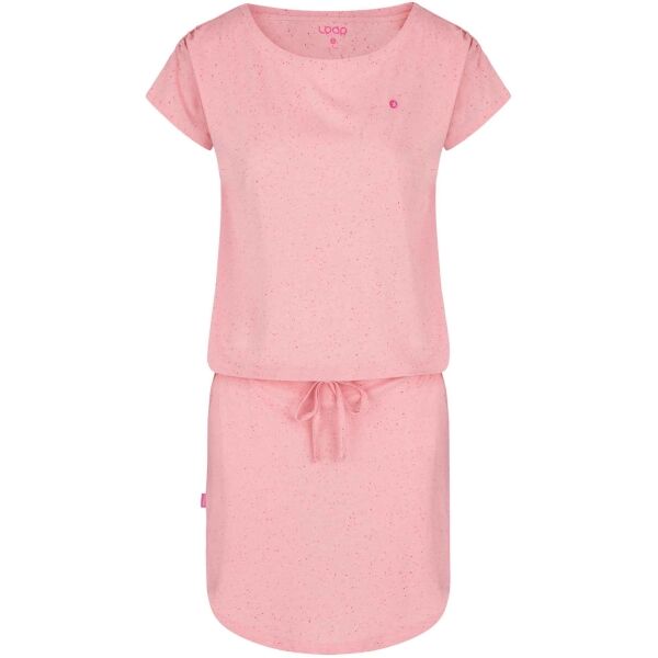 Loap BURGET Női ruha, rózsaszín, méret XL