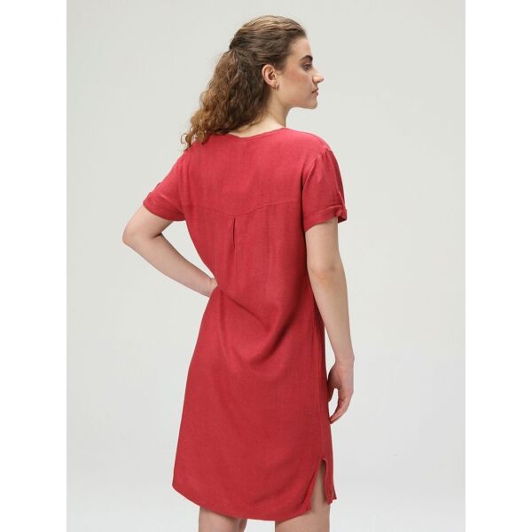 Loap NEBRASKA Дамска рокля, червено, Veľkosť S