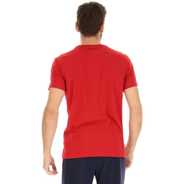 Lotto MSC TEE II LOGO Pánske Tričko, červená, Veľkosť M