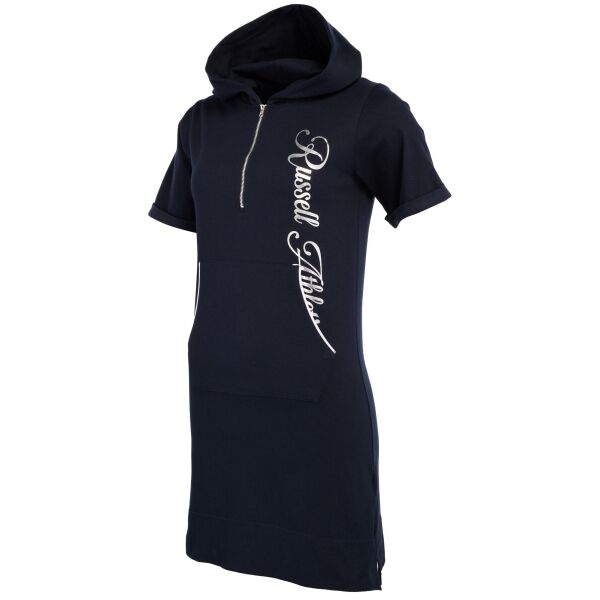 Russell Athletic DRESS HOOD W Дамска рокля, тъмносин, Veľkosť M