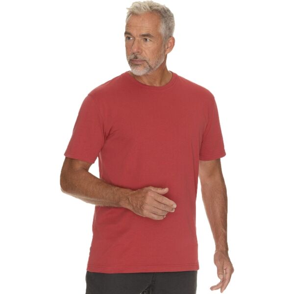 BUSHMAN BASE III Férfi póló, piros, méret XL