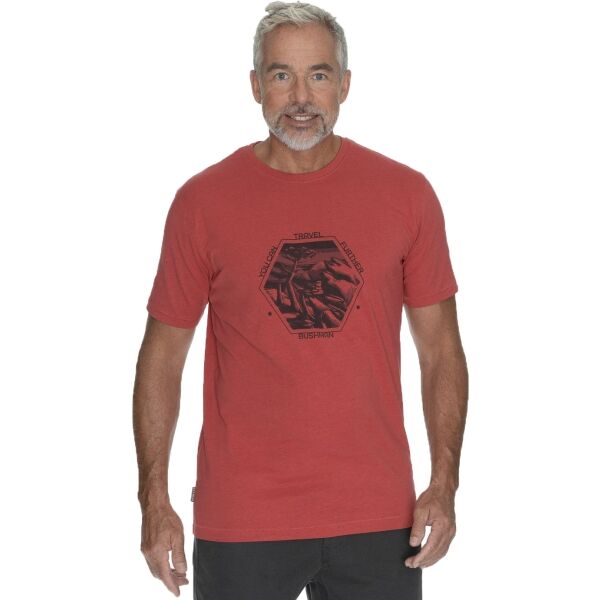 BUSHMAN COLORADO Herrenshirt, Rot, Größe XL