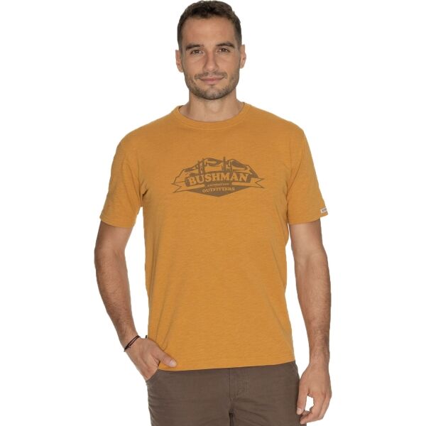 BUSHMAN ELIAS Férfi póló, narancssárga, méret XL