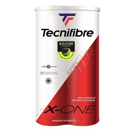 TECNIFIBRE X-ONE BIPACK 2 x 4 PCS - Двойна опаковка топки за тенис