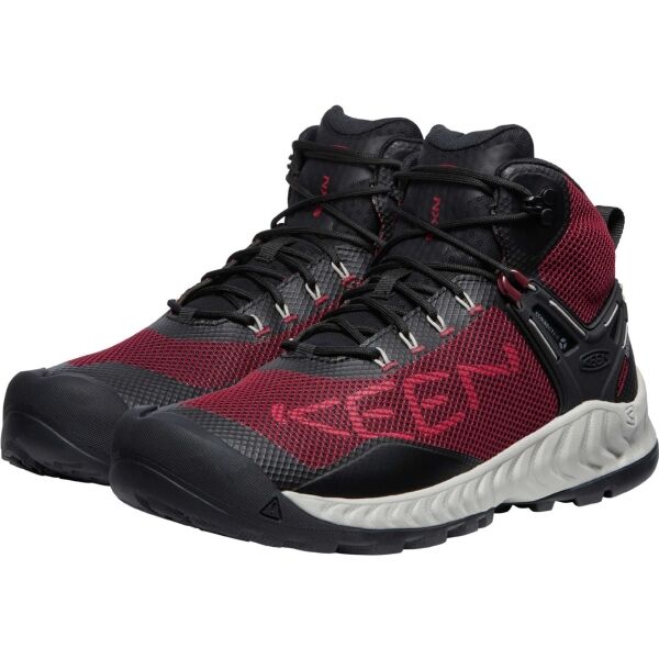 Keen NXIS EVO MID WP Мъжки обувки за туризъм, червено, Veľkosť 42.5
