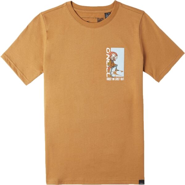 O'Neill LIZARD Тениска за момчета, кафяво, размер