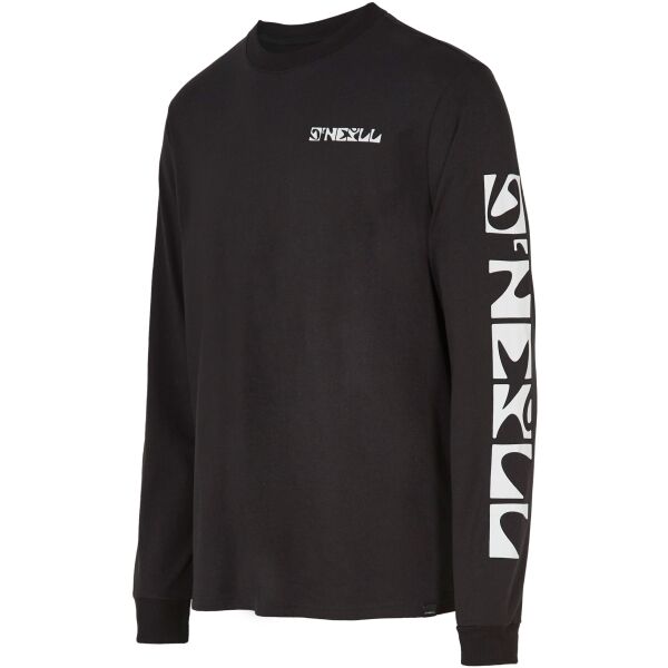 O'Neill CEDAR LS T-SHIRT Мъжка тениска с дълги ръкави, черно, Veľkosť S