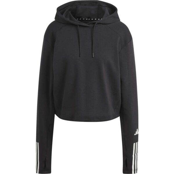 adidas TC 3S HOODIE Női pulóver edzéshez, fekete, méret M
