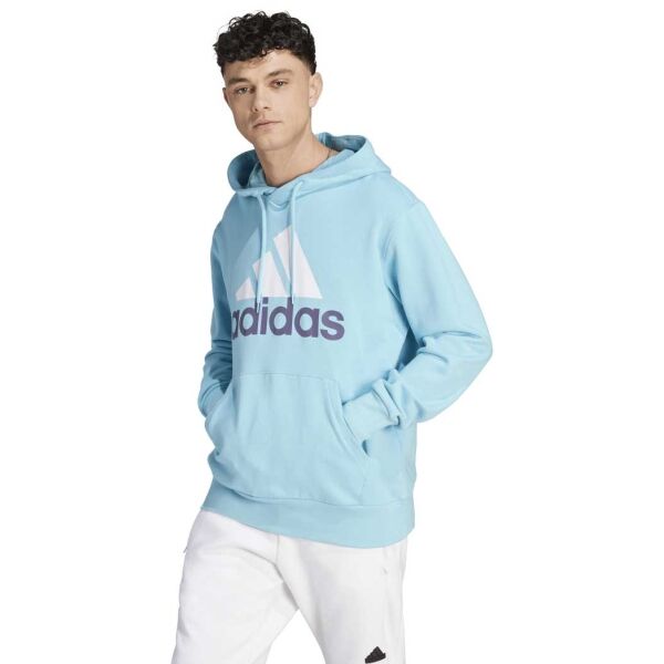 Adidas BL FT HD Herren Sweatshirt, Hellblau, Größe XL