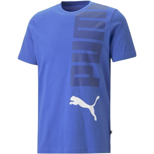 Puma ESS+LOGO LAB TEE Мъжка тениска, синьо, размер