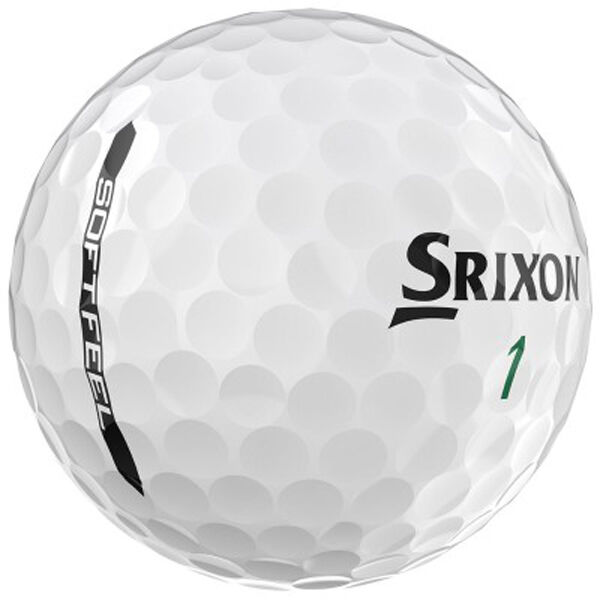 SRIXON SOFT FEEL 6 Pcs Golflabda, Fehér, Veľkosť Os
