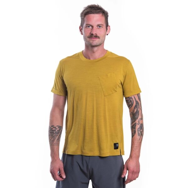 Sensor MERINO AIR Herrenshirt, Gelb, Größe M
