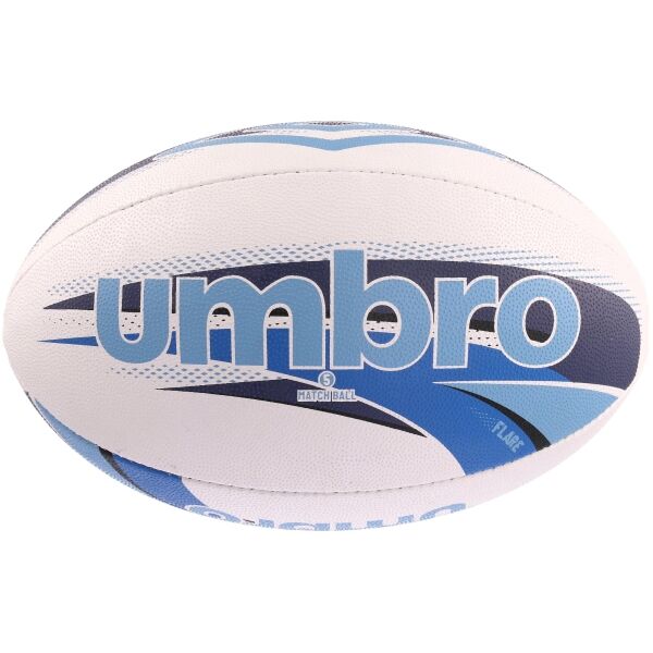 Umbro FLARE RUGBY BALL Топка за ръгби, бяло, veľkosť 5