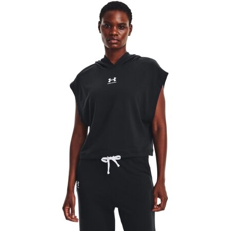 Under Armour UA RIVAL TERRY SS HOODIE - Women's fitness sweatshirt