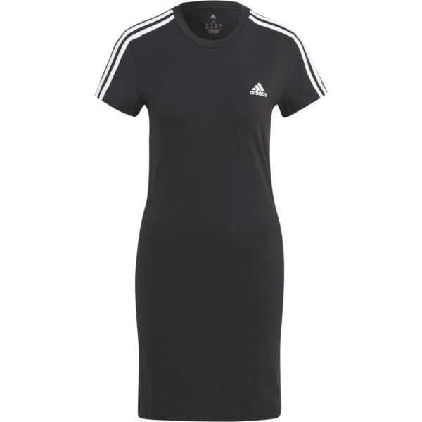 adidas 3S FIT T DR Дамска тениска - рокля, черно, размер