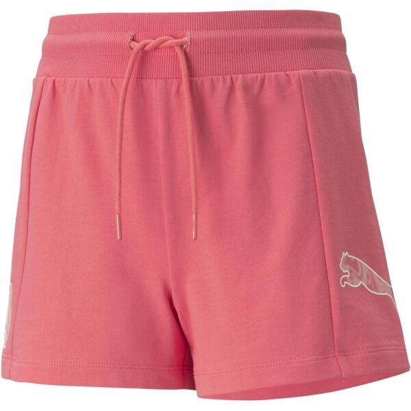Puma POWER SUMMER HIGH-WAIST SHORTS TR G Къси панталони за момичета, розово, размер
